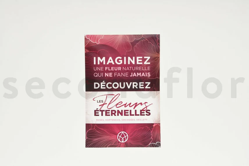 Affiche &laquo;Fleurs Eternelles&raquo; - 60 x 40 cm