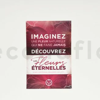 Affiche &laquo;Fleurs Eternelles&raquo; - 60 x 40 cm