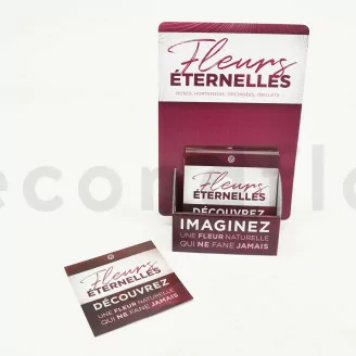 Porte flyers &laquo;Fleurs &Eacute;ternelles&raquo;