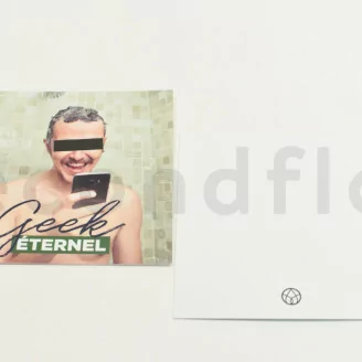Cartes &agrave; message &laquo;Geek &eacute;ternel&raquo; (x10)