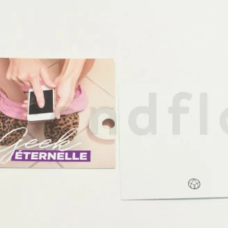 Cartes &agrave; message &laquo;Geek &eacute;ternelle&raquo; (x10)