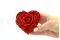Rosa stabilizzata a forma di cuore XXL Rosso 3