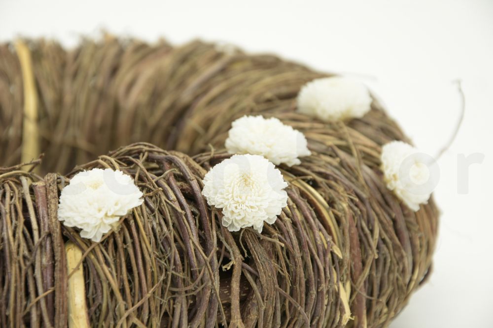 Corona de madera L - 1 Unidad - Natural