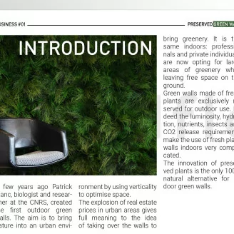 [G_EN_SF-DB-1_E] Business file 1 &laquo;Preserved Green Wall&raquo;