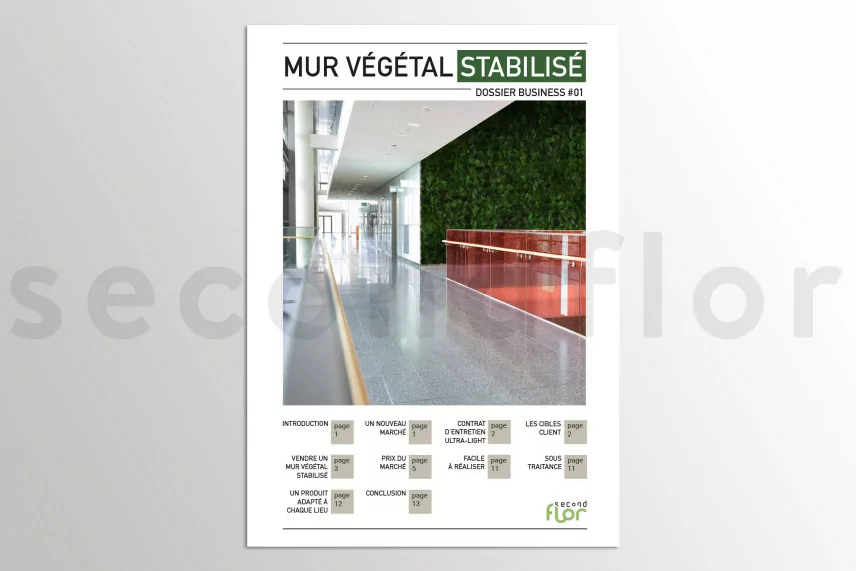 [G_FR_SF-DB-1_E] Folleto Business 1 - &laquo;Jardin Vertical preservado&raquo;