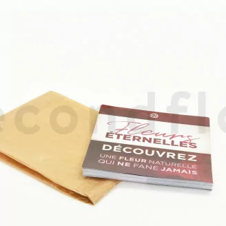 Flyer &laquo;Fleurs &Eacute;ternelles&raquo; (x100) - Disponible en 5 langues