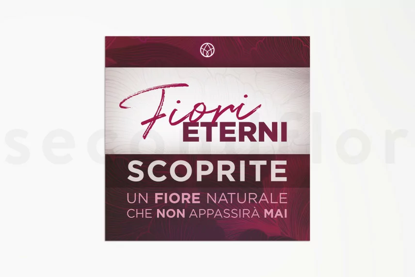 Volantino &laquo;Fiori Eterni&raquo; (x100)