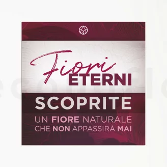 Volantino &laquo;Fiori Eterni&raquo; - Disponibile in 5 lingue (x100)