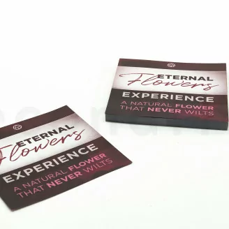 Flyer &laquo;Eternal Flowers&raquo; (x100) Available in 5 languages