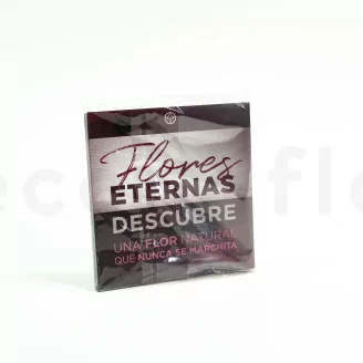 Flyer &laquo;Flores Eternas&raquo; (x100) Disponible en 5 idiomas