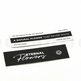 Labels &laquo;Eternal Flowers & Instructions&raquo; (x100) In 5 languages