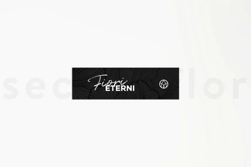 Etichetta &laquo;Fiori Eterni & istruzioni&raquo; - Disponibile in 5 lingue (x100)