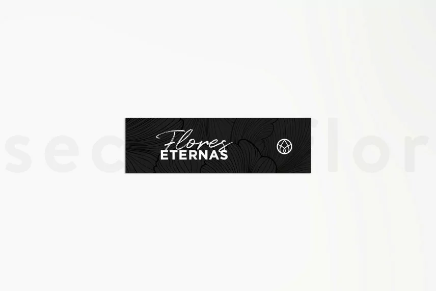 Etichetta &laquo;Flores Eternas & istruzioni&raquo; (x100)