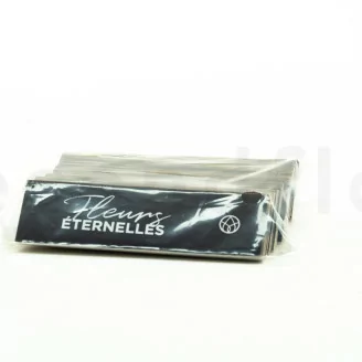 &Eacute;tiquette &laquo;Fleurs &Eacute;ternelles & Instructions&raquo; (x100) - 5 Langues Disponibles