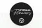 Runde Sticker &laquo;Eternal Flowers&raquo; Schwarz (x100) 2