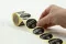 Round Stickers &laquo;Ewige Blumen&raquo; Black (x100) 5