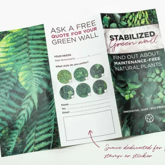 Prospection Flyer &laquo;Preserved Green Wall&raquo; (x100)