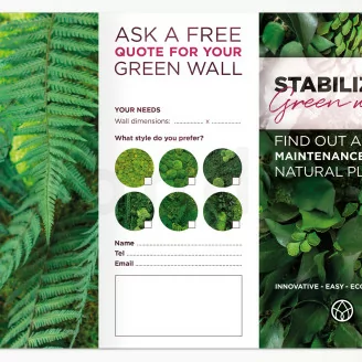 Prospection Flyer &laquo;Preserved Green Wall&raquo; (x100)