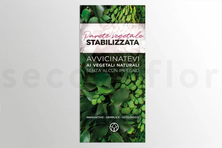 Flyer prospection &laquo;Parete Vegetale stabilizzata&raquo; (x100)