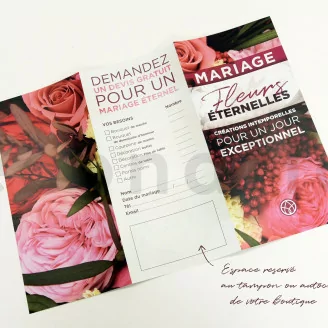 Flyer prospection &laquo;Mariage&raquo; (x100)