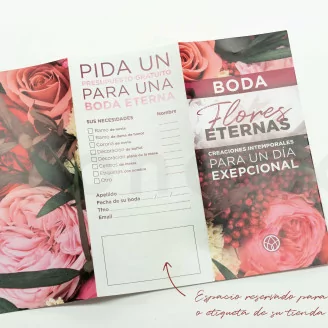 Flyer prospecci&oacute;n &laquo;Boda&raquo; (x100)
