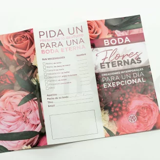 Flyer prospecci&oacute;n &laquo;Boda&raquo; (x100)