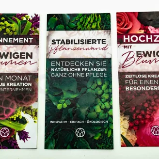 Flyer zur Kundengewinnung &laquo;Hochzeit&raquo; (x100)