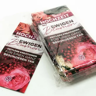 Flyer zur Kundengewinnung &laquo;Hochzeit&raquo; (x100)