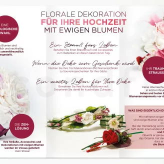 Flyer zur Kundengewinnung &laquo;Hochzeit&raquo; (x100)
