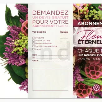 Flyer prospection &laquo;Abonnement&raquo; (x100)