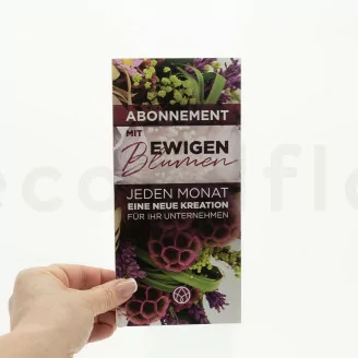 Flyer zur Kundengewinnung &laquo;Abonnement&raquo; (x100)