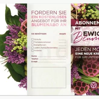 Flyer zur Kundengewinnung &laquo;Abonnement&raquo; (x100)