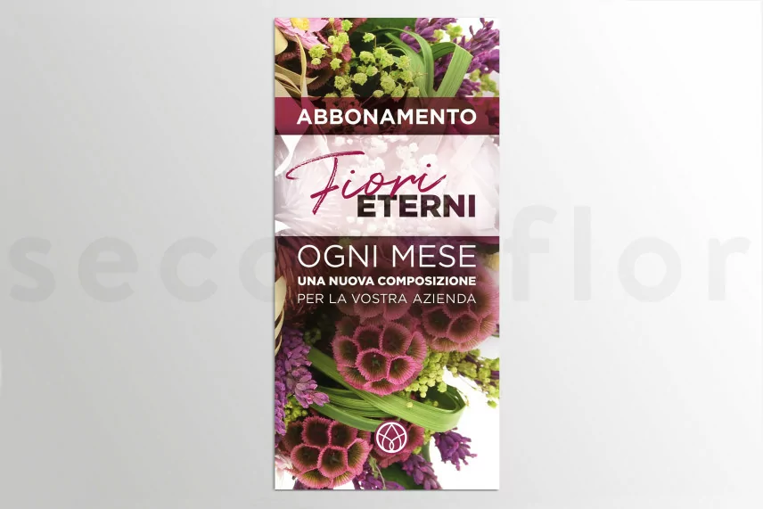 Flyer prospecci&oacute;n &laquo;Abbonamento&raquo; (x100)
