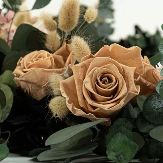 Rosa stabilizzata XL Nude (x6)