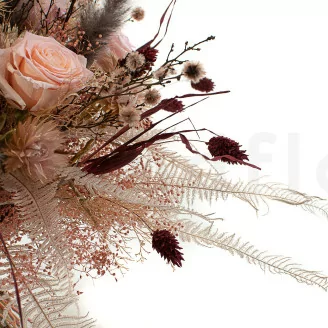 Preserved Mountain Fern Pink