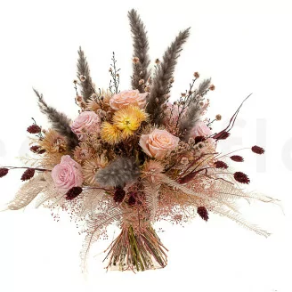 Preserved Mountain Fern Pink