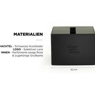 Geschenkset mit konservierten Rosen Rosa