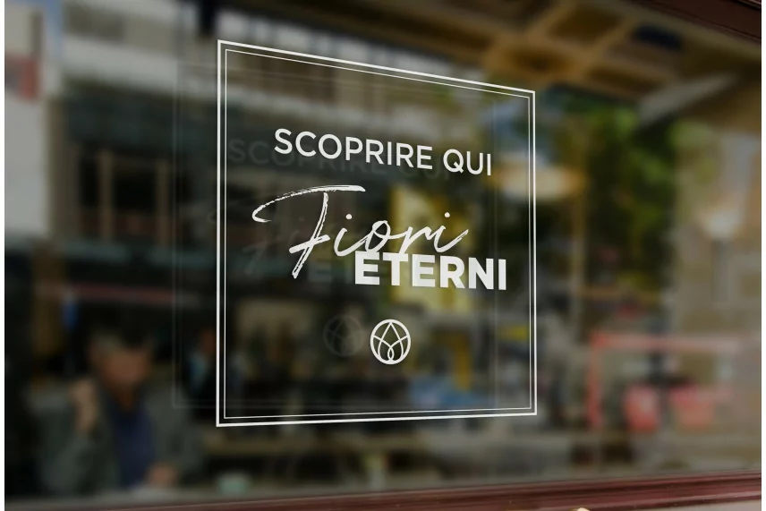 Window decal &laquo;Fiori Eterni&raquo;