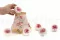 Rose Anglaise stabilis&eacute;e Blanc & Rose (x6) 4
