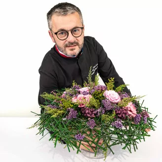 Konservierte Gardenie Rosa (x3)