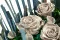 Rosa stabilizzata L Grigio (x8) 2