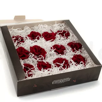 Konservierte Wildrosa Rot (x12)