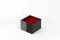 Scatola con 9 rose stabilizzate Rosso 5