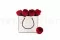 Rose Anglaise stabilis&eacute;e Rouge Fonc&eacute; (x8) 3