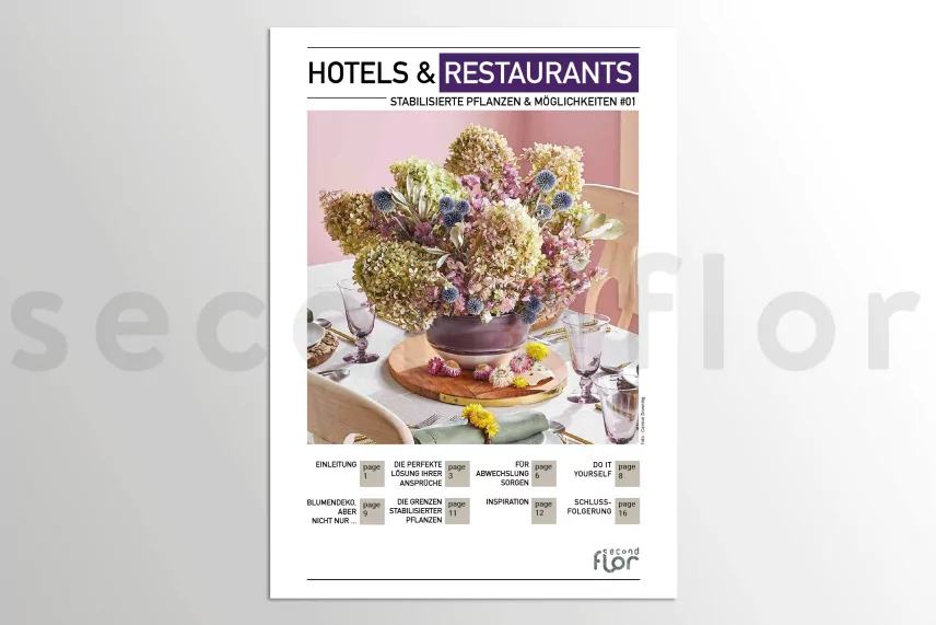 [G_DE_SF-DB-5_E]Konservierte Pflanzen & M&ouml;glichkeiten n&deg;1 - &laquo;Hotels & Restaurants&raquo;