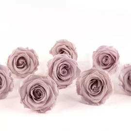 Bouquet artificiale di rose e ortensie, 9 pezzi, 25 cm, rosa-viola