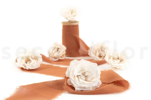 Rosa Majolica preservada Blanco (x6)