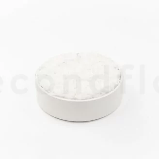 Round Box of preserved Roses White (Size L)