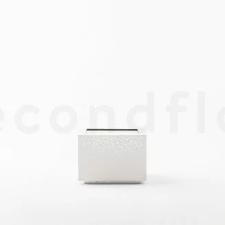 Square Box of preserved Roses White (Size M)