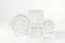 Bo&icirc;te Carr&eacute;e de Roses Blanches stabilis&eacute;e (Taille M) 15